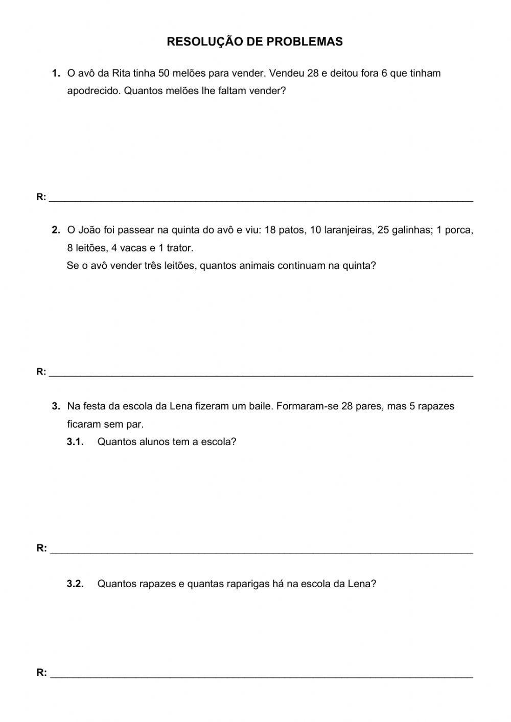 Resolução de problemas