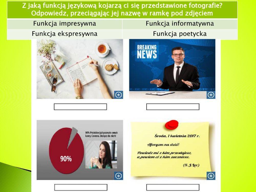 Funkcje tekstów językowych