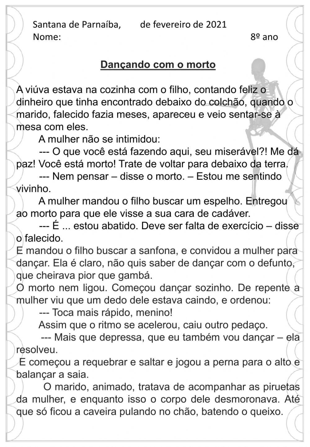 Conto: Dançando com o morto