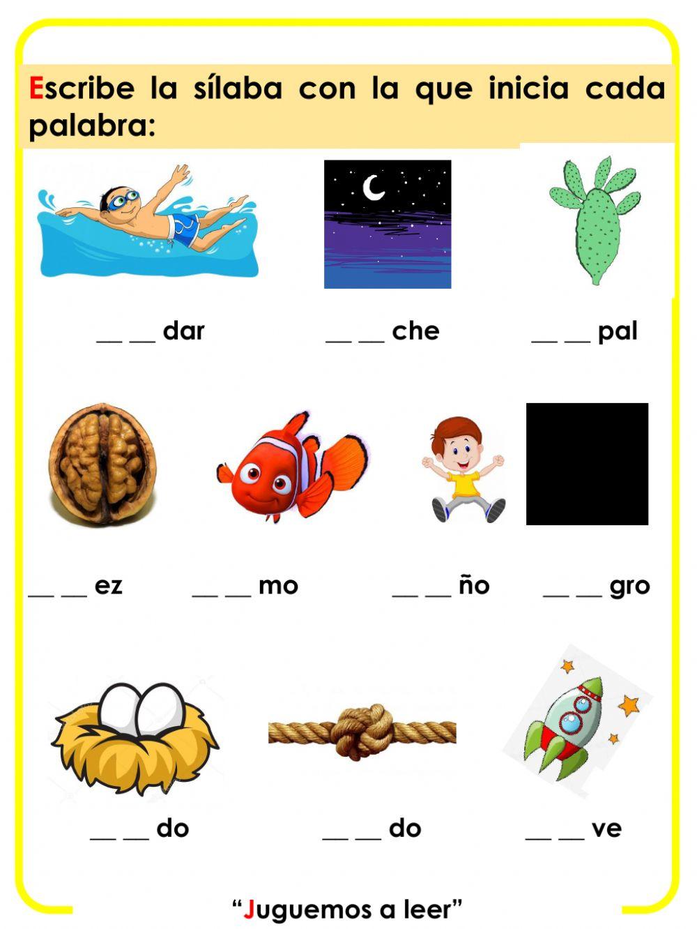 Lectoescritura online exercise for Primaria | Live Worksheets