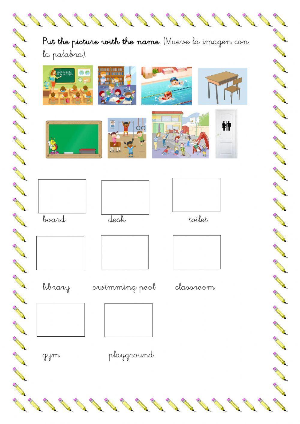 Vocabulary about school