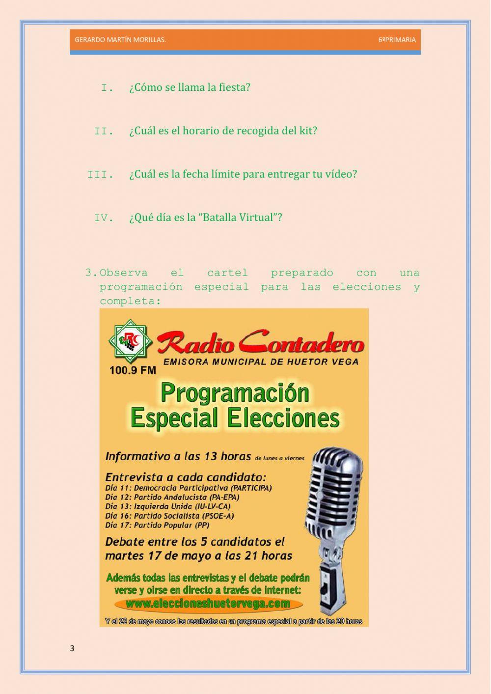 Escritura. Tarea 13.