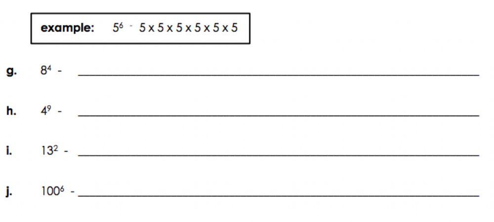 Exponents