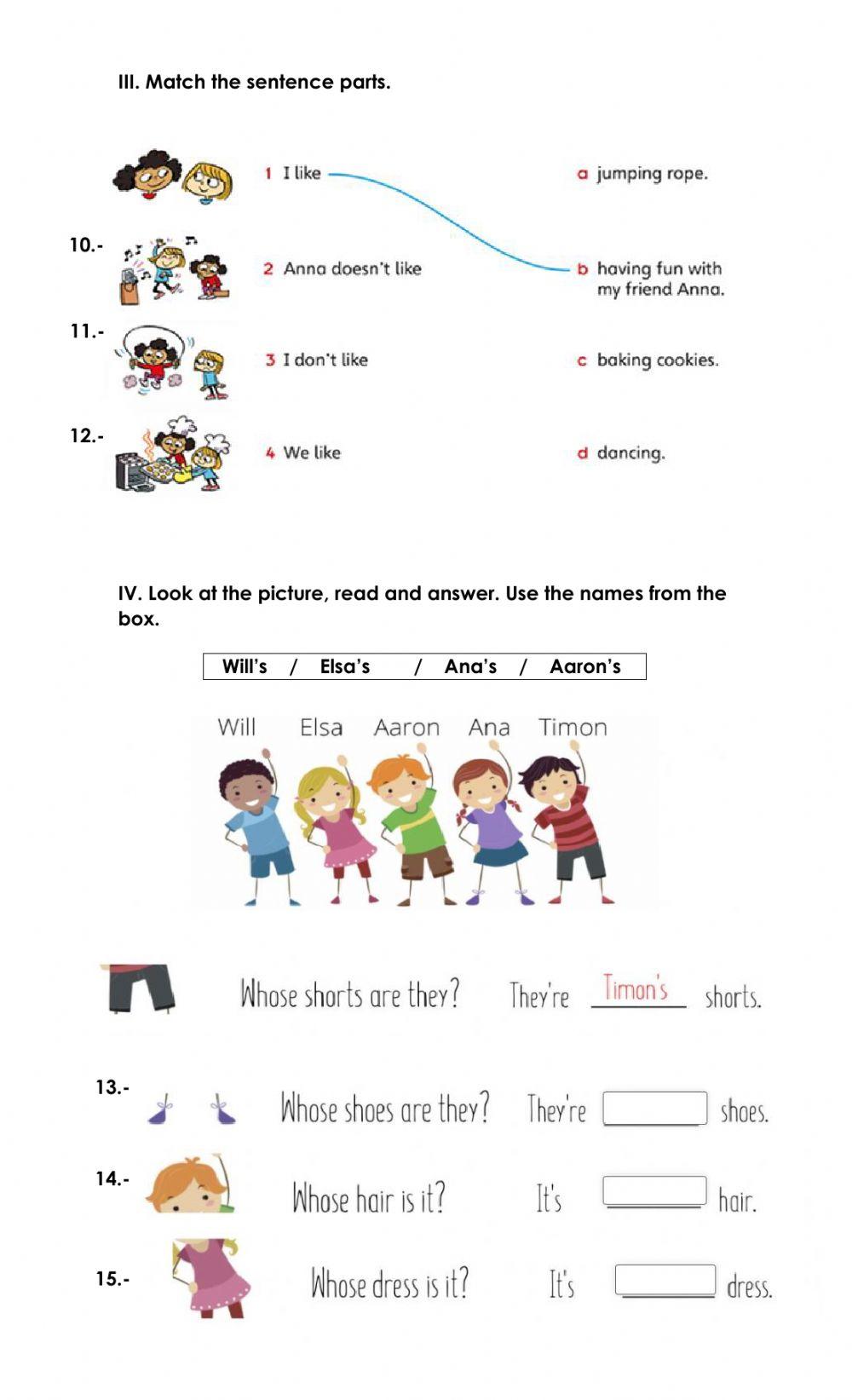 UOE exam 1st Grade 3rd Period