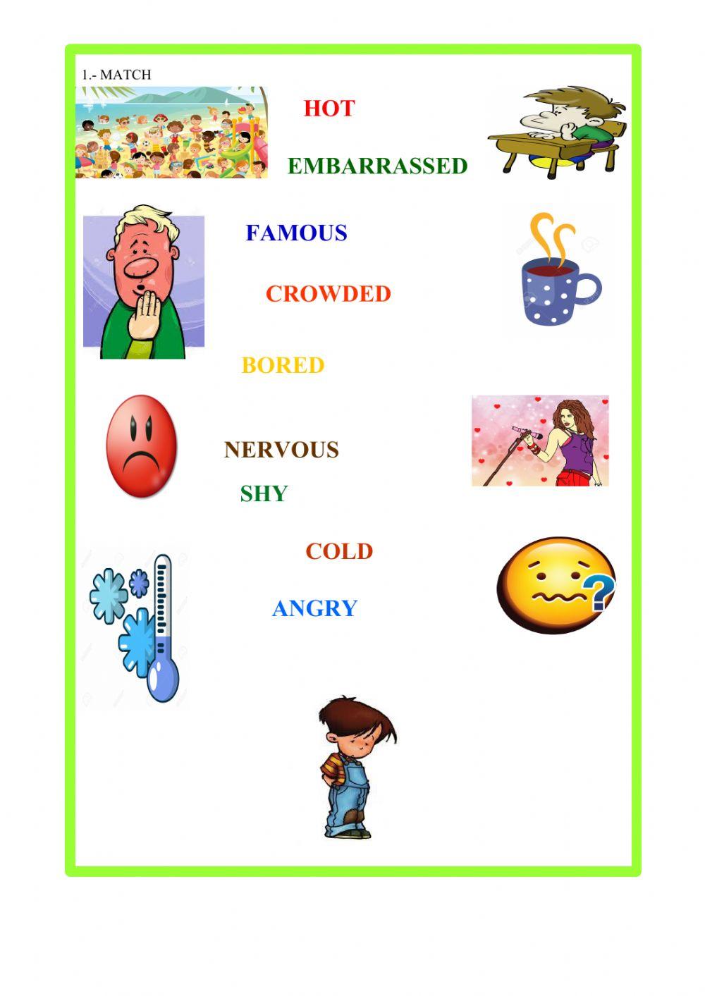 Vocabulary adjetivos