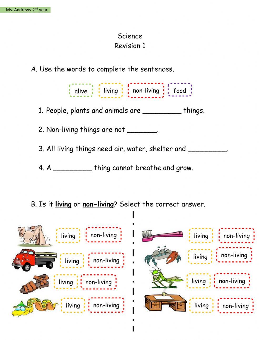 Science Revision 1
