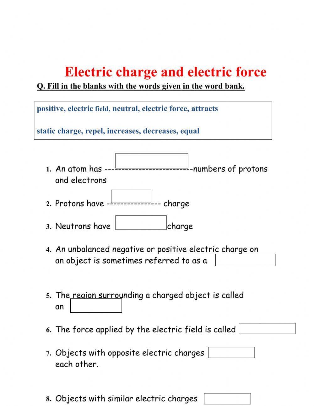 Electric charge