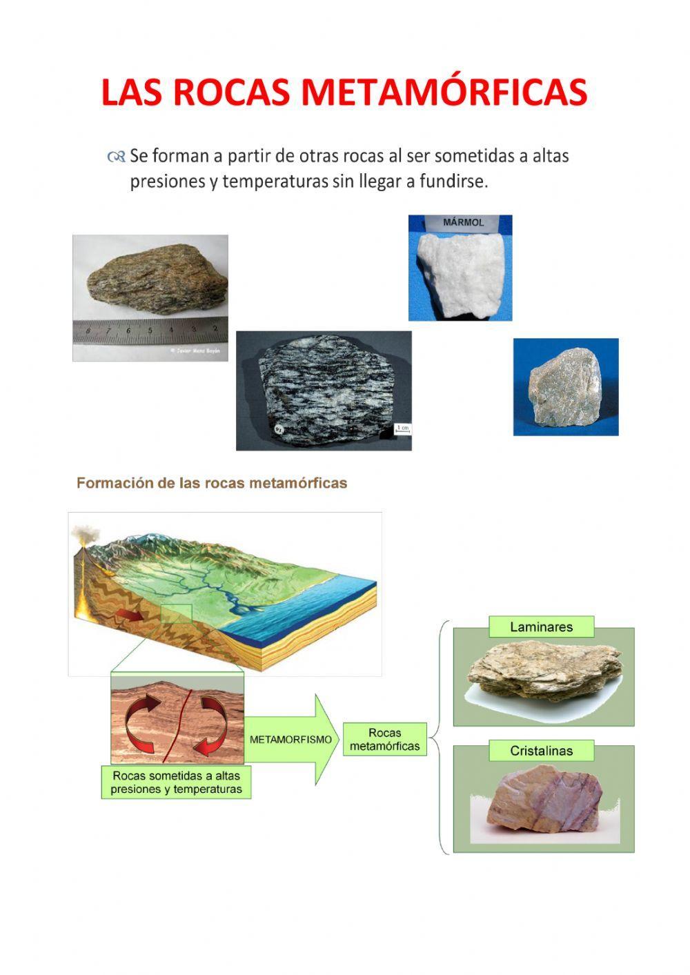 Las rocas metamórficas