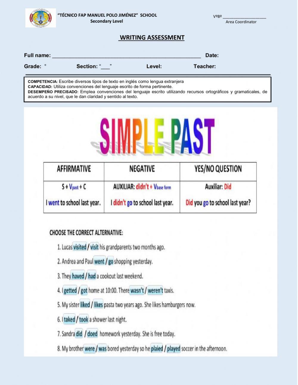 Simple past