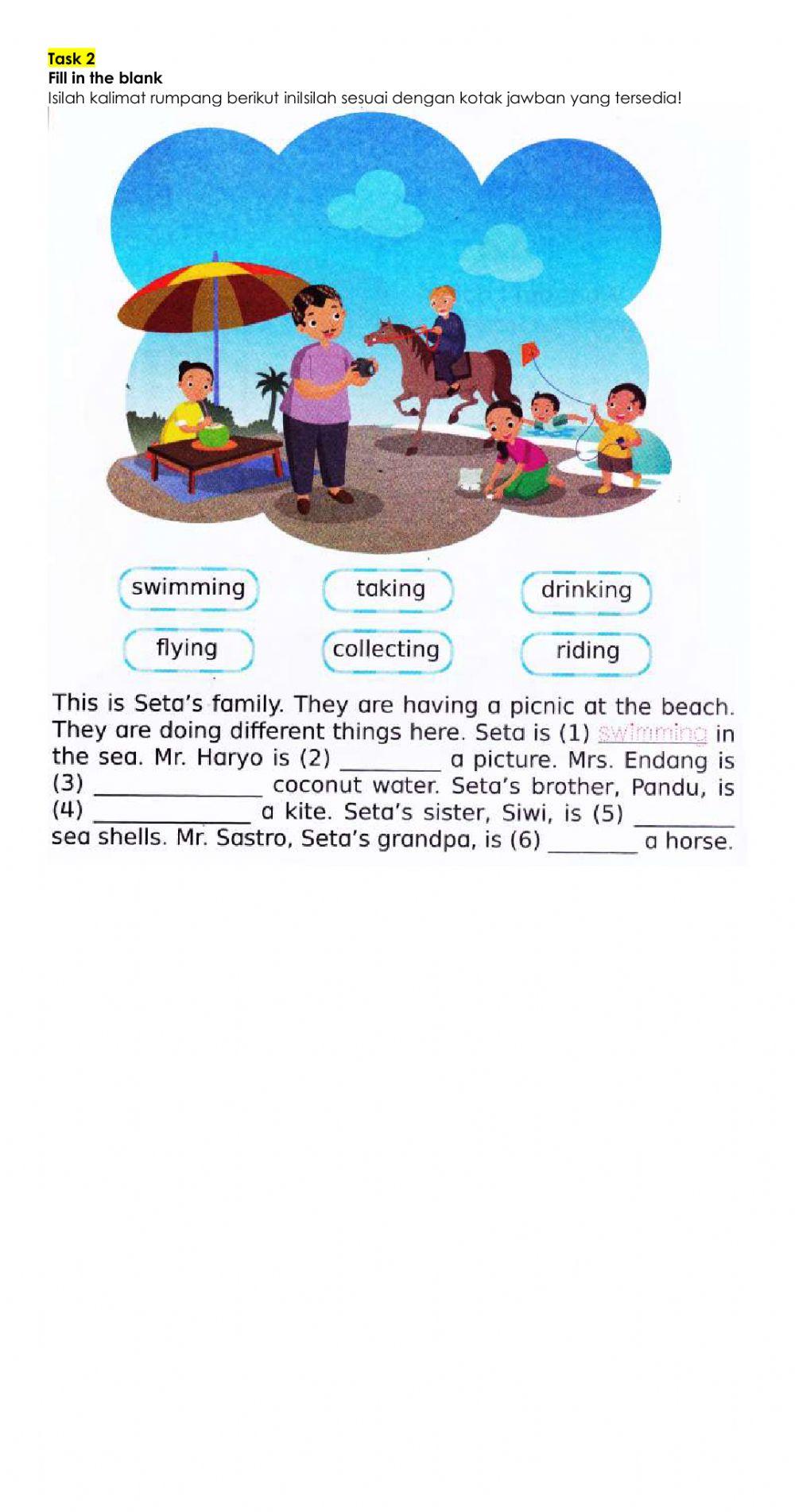 Seta's Family is Having a Picnic