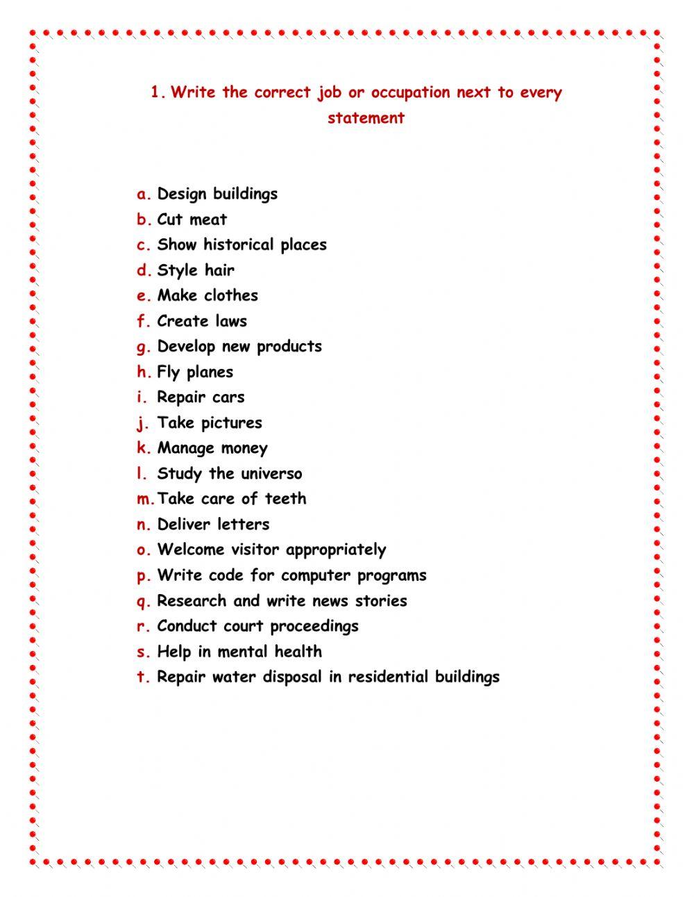 Jobs And What They Do Exercise Live Worksheets jobs-and-what-they-do-exercise-live-worksheets