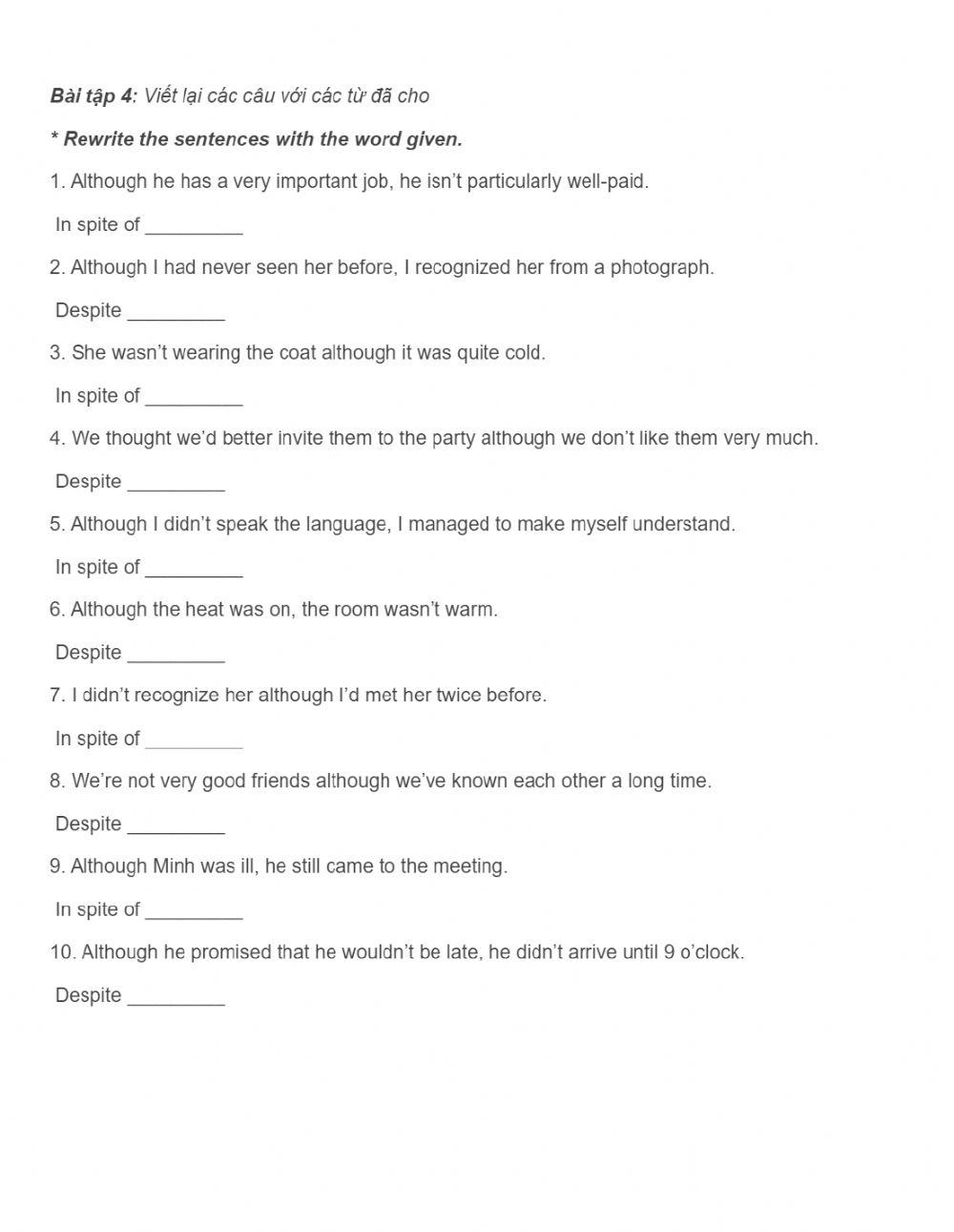 Unit 8 : films- 7th grade