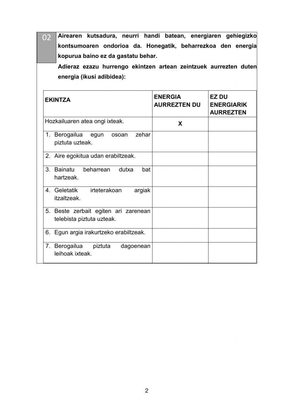 Zientziarako konpetentzia II