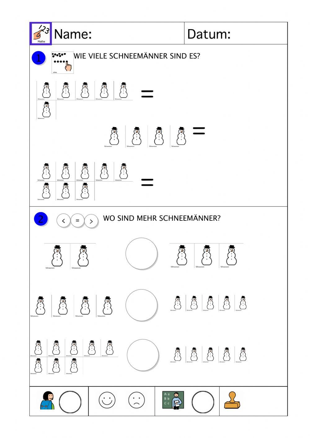 ZR10 - Mengen bestimmen und vergleichen