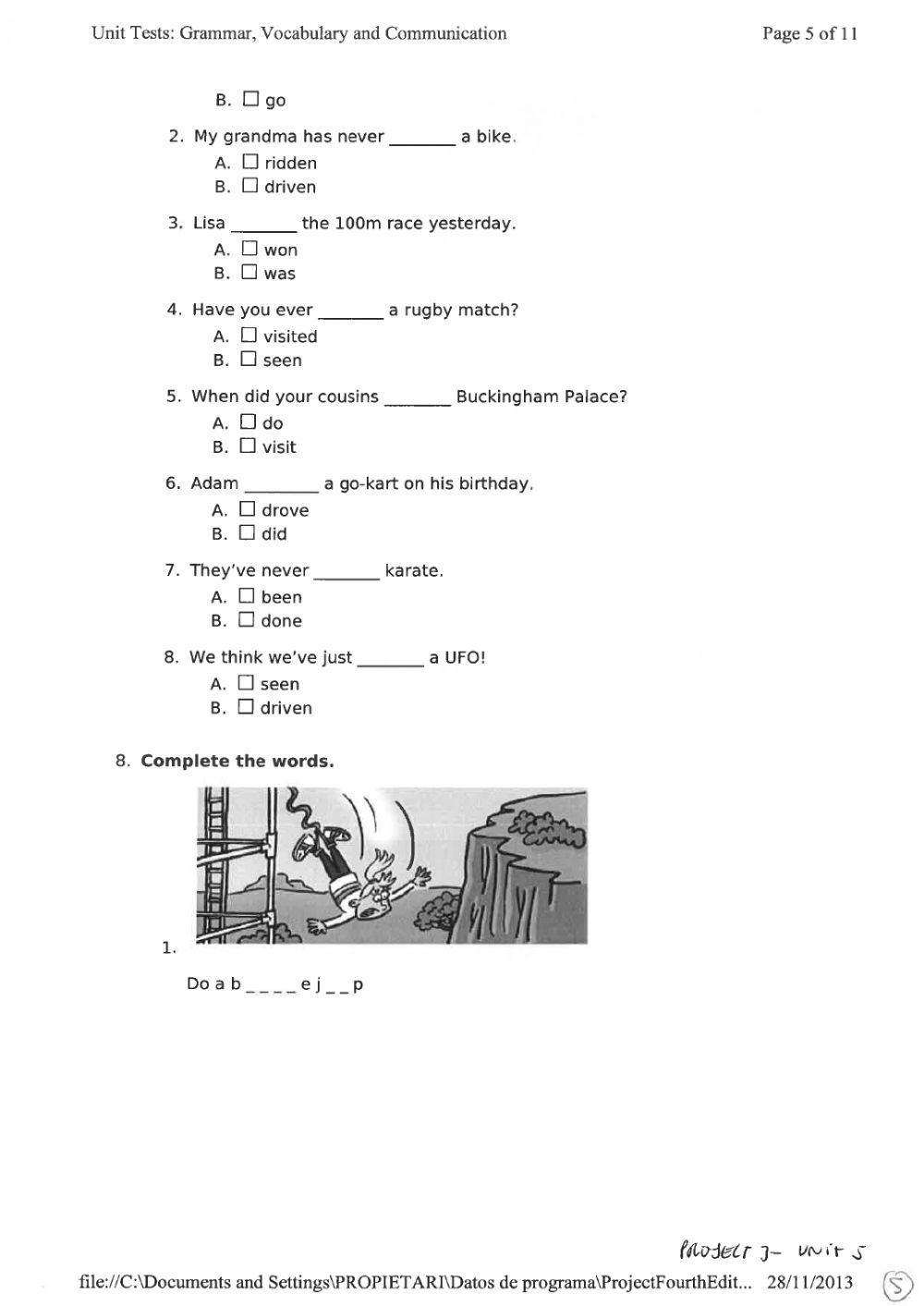 Exam project 3 unit 5