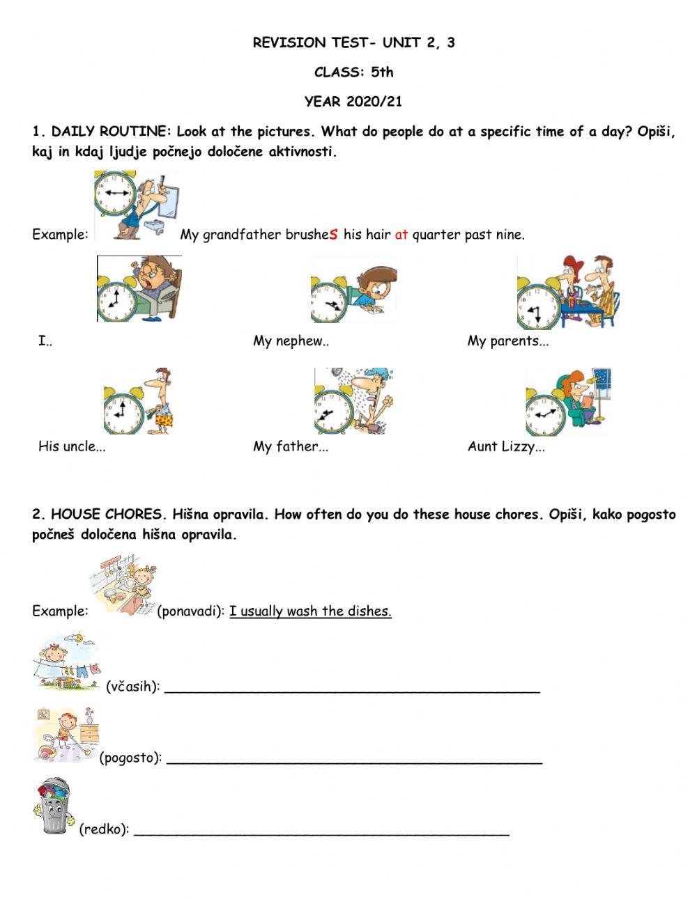 Giving directions in town