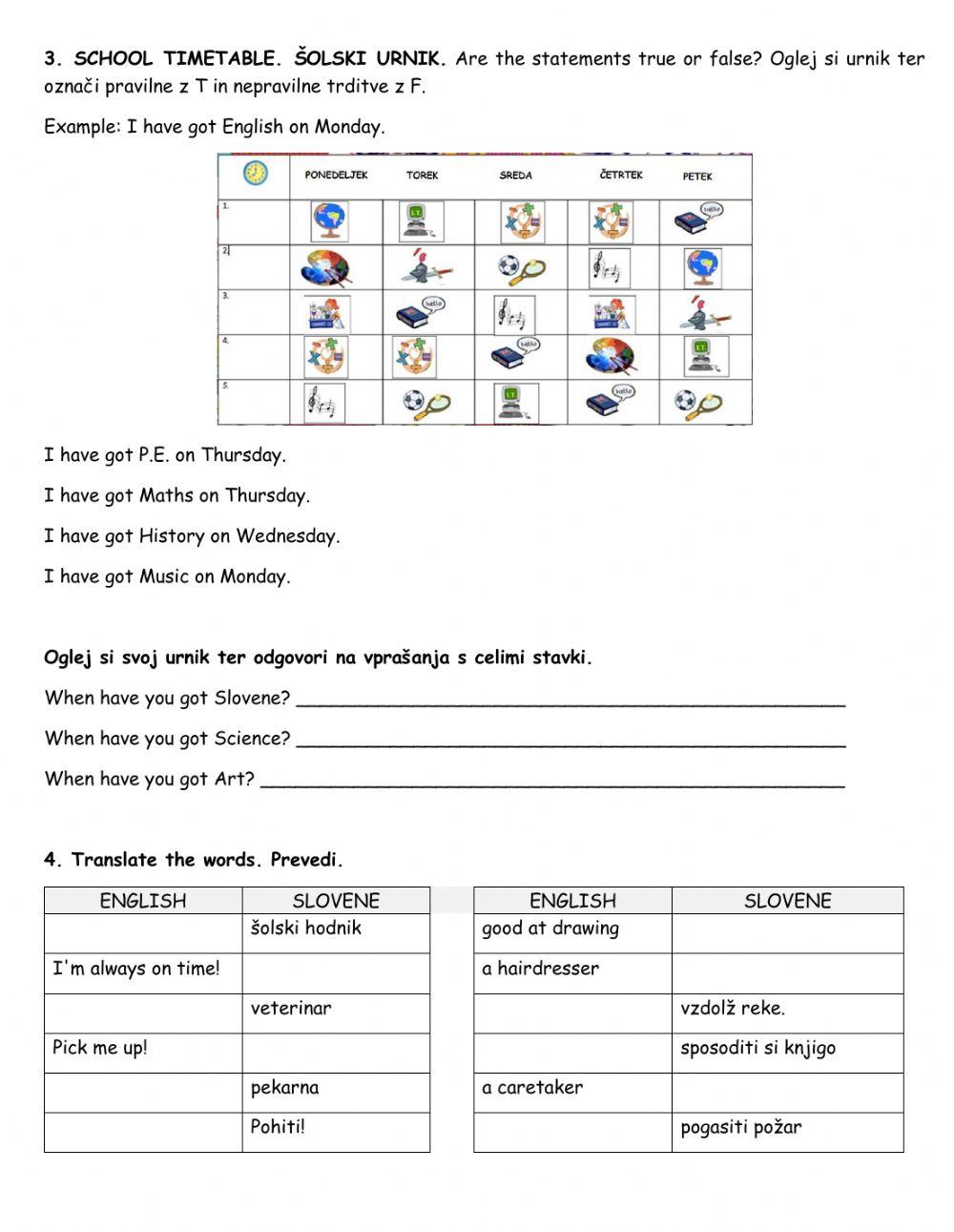 Giving directions in town