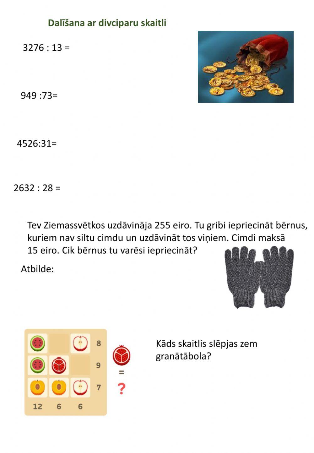 Dalīšana ar divciparu skaitli