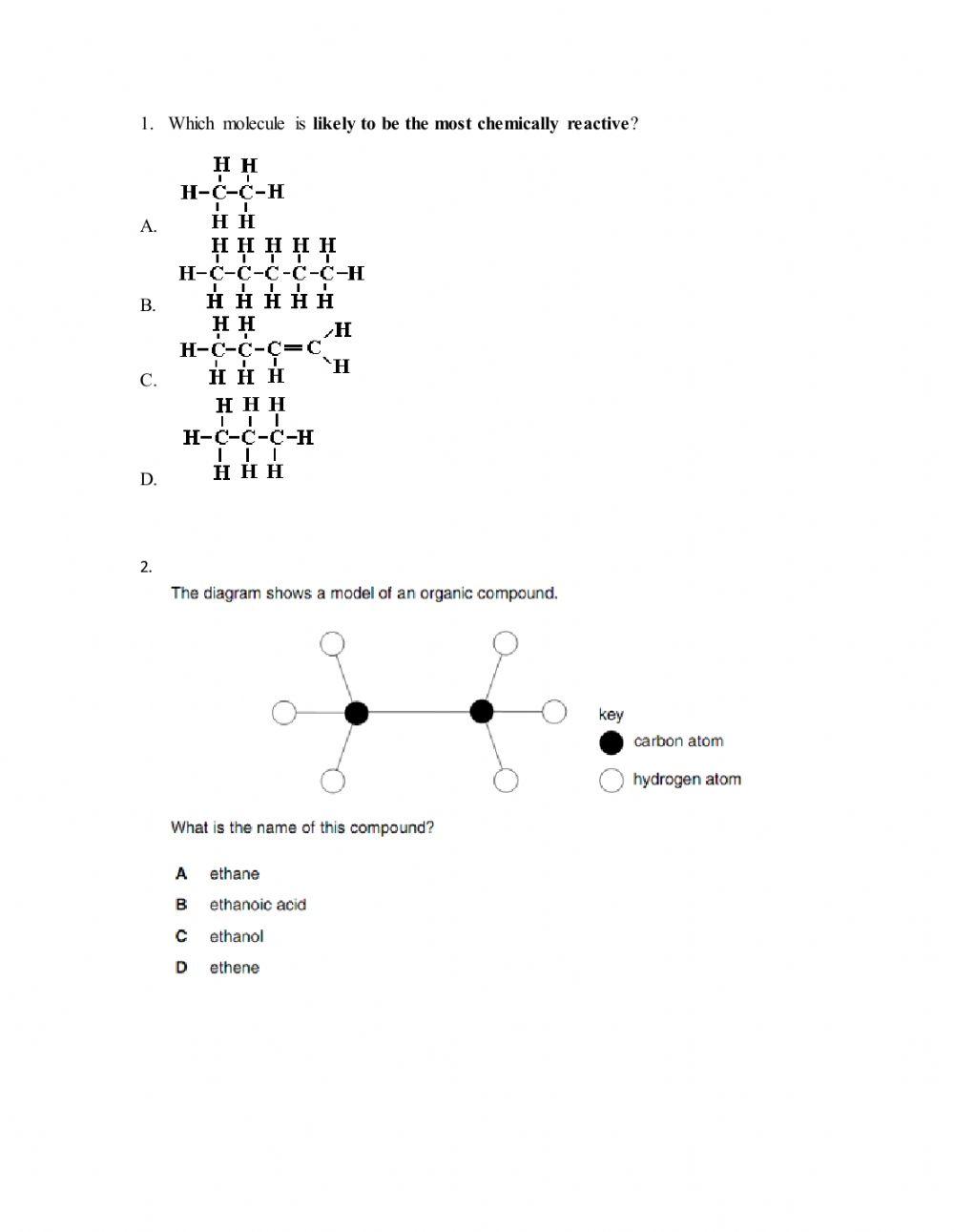 Organic Chemistry 1