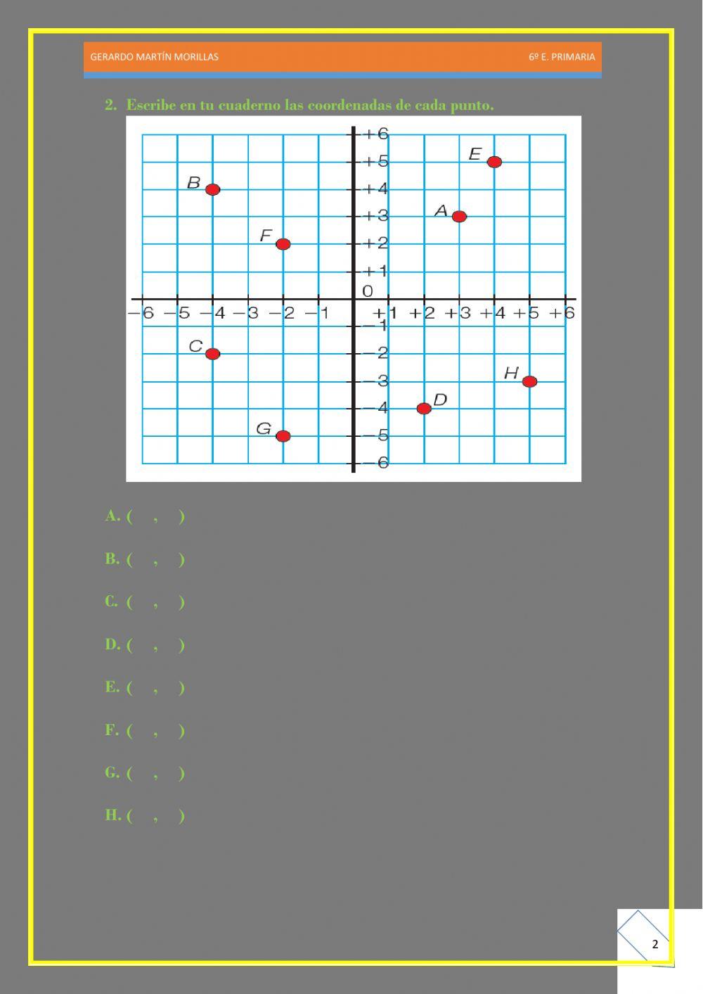 Geometría. Ficha 13.