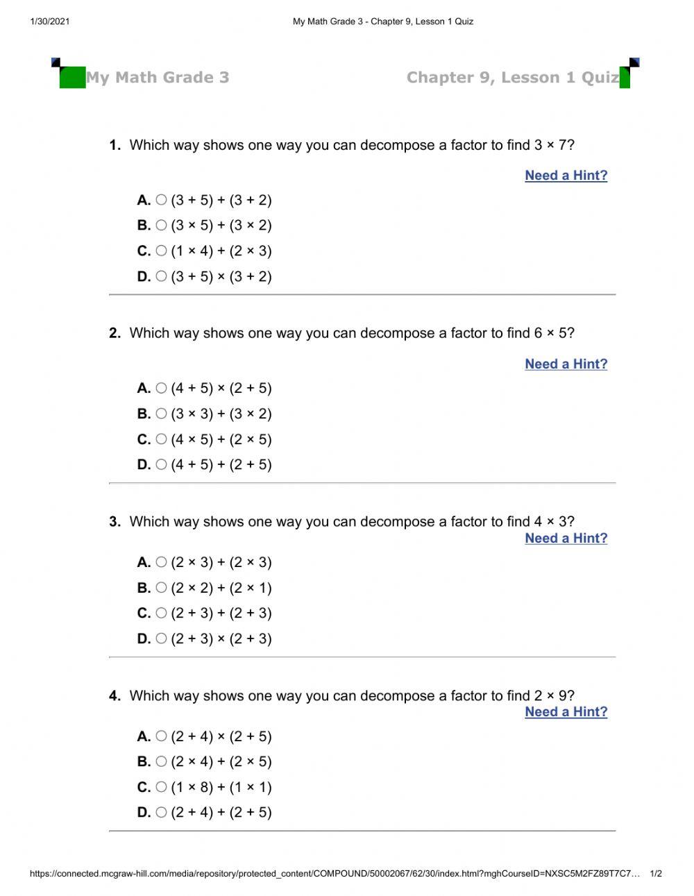 Distributive property