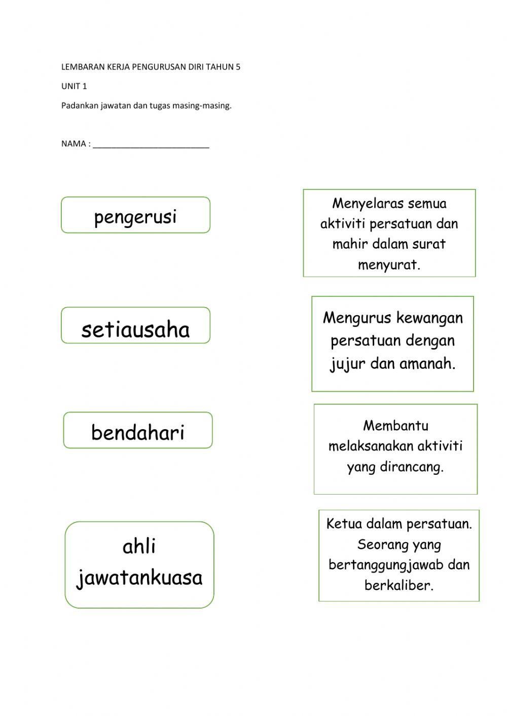 Tugas dan tanggungjawab