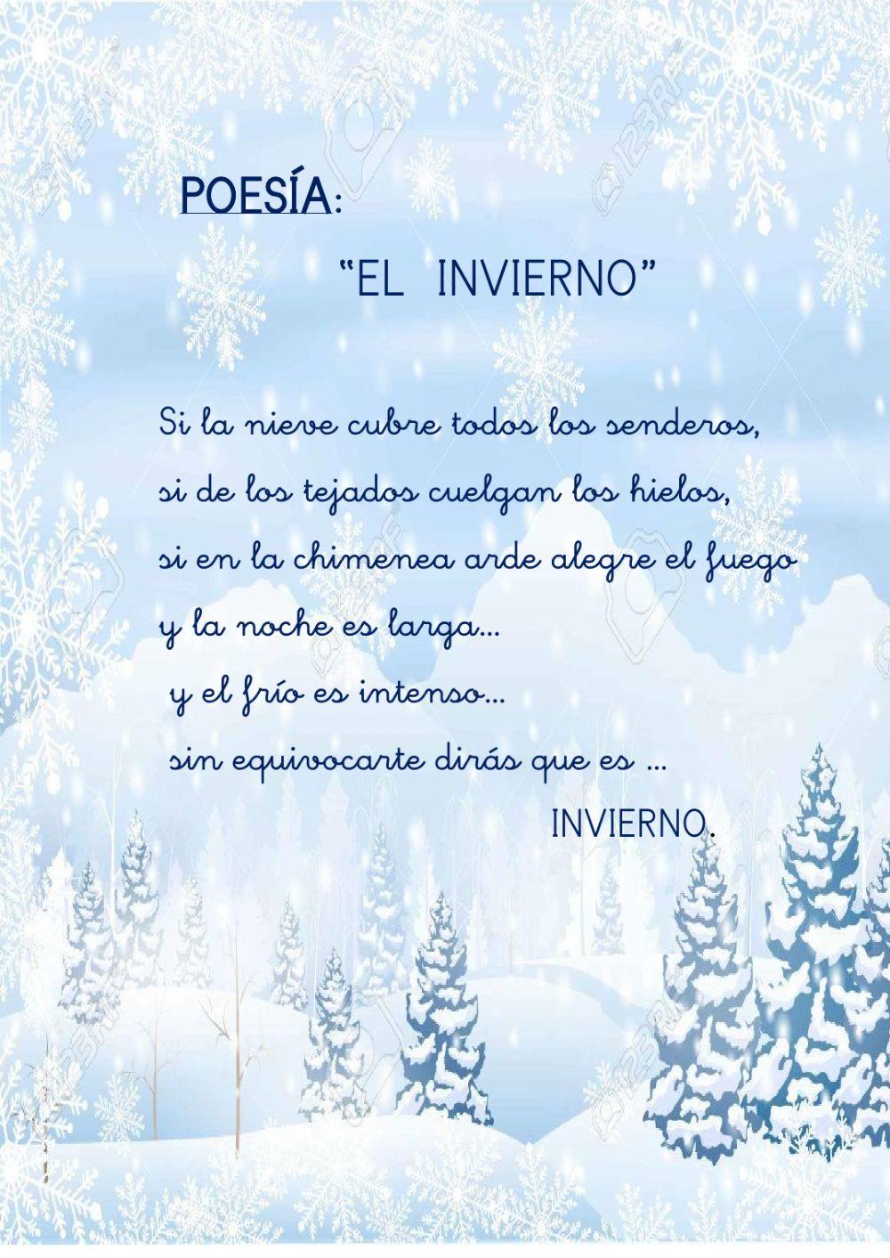 Poesía el invierno