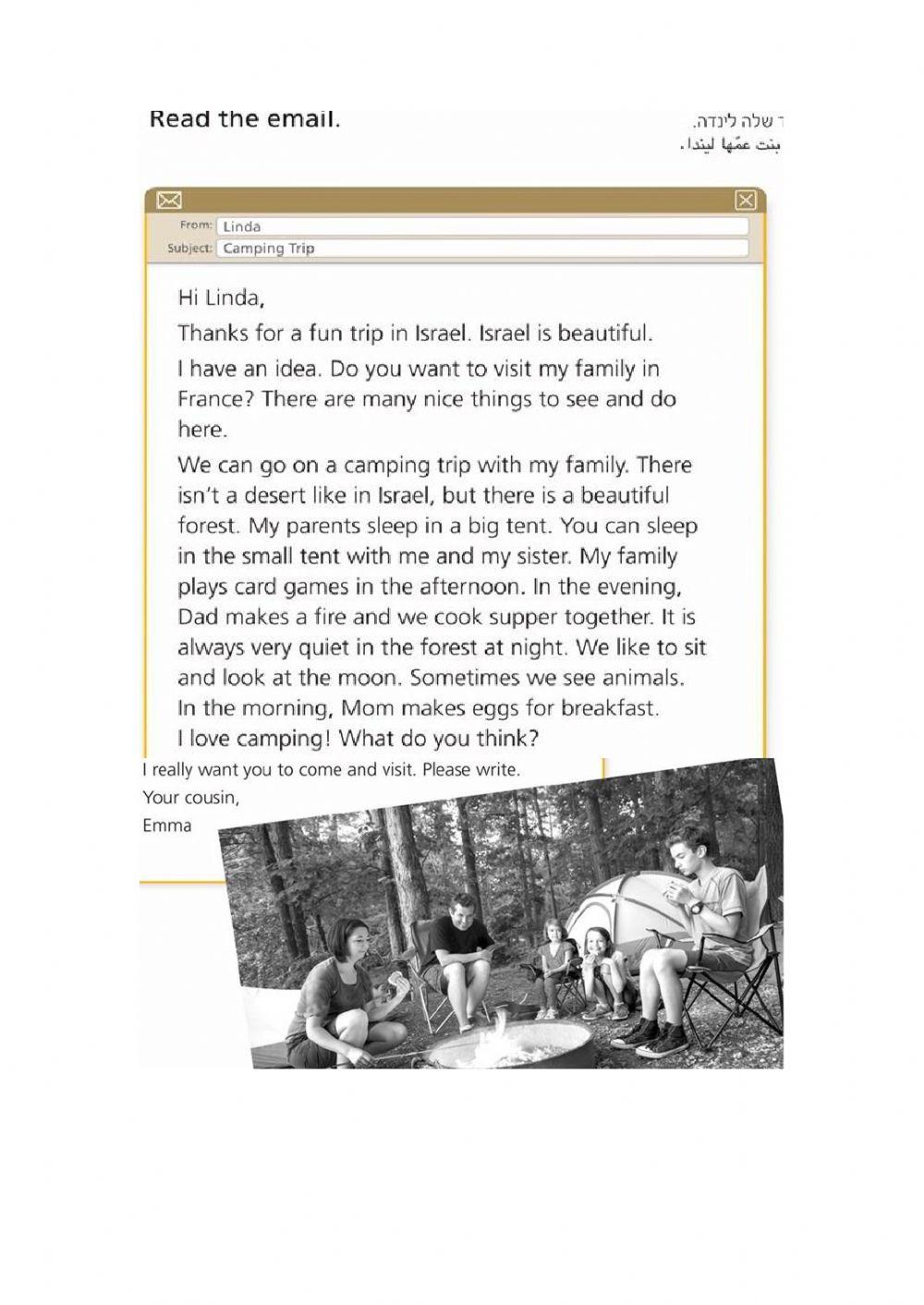 Reading comprehension-Hey