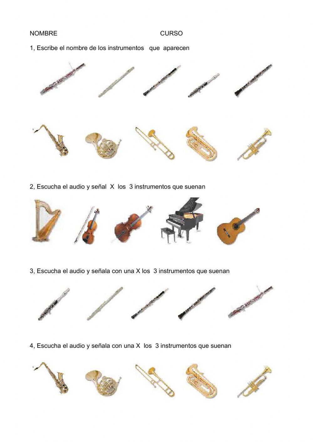 Test Instrumentos Musicales