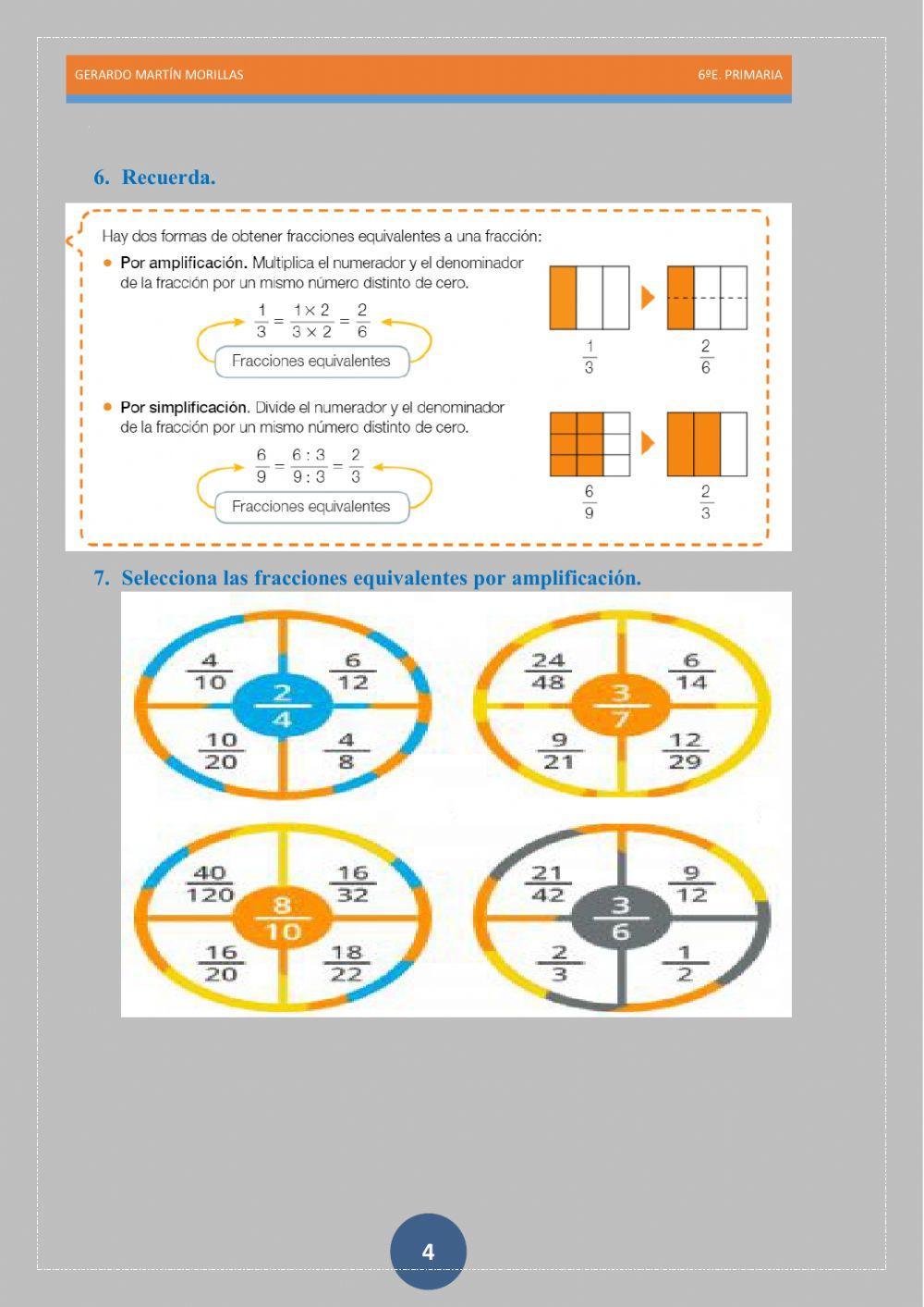 Numeración. Ficha 15.