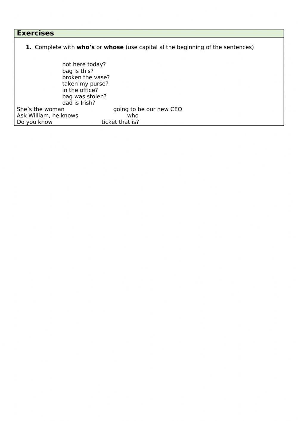 1 BAT Relative Clauses II