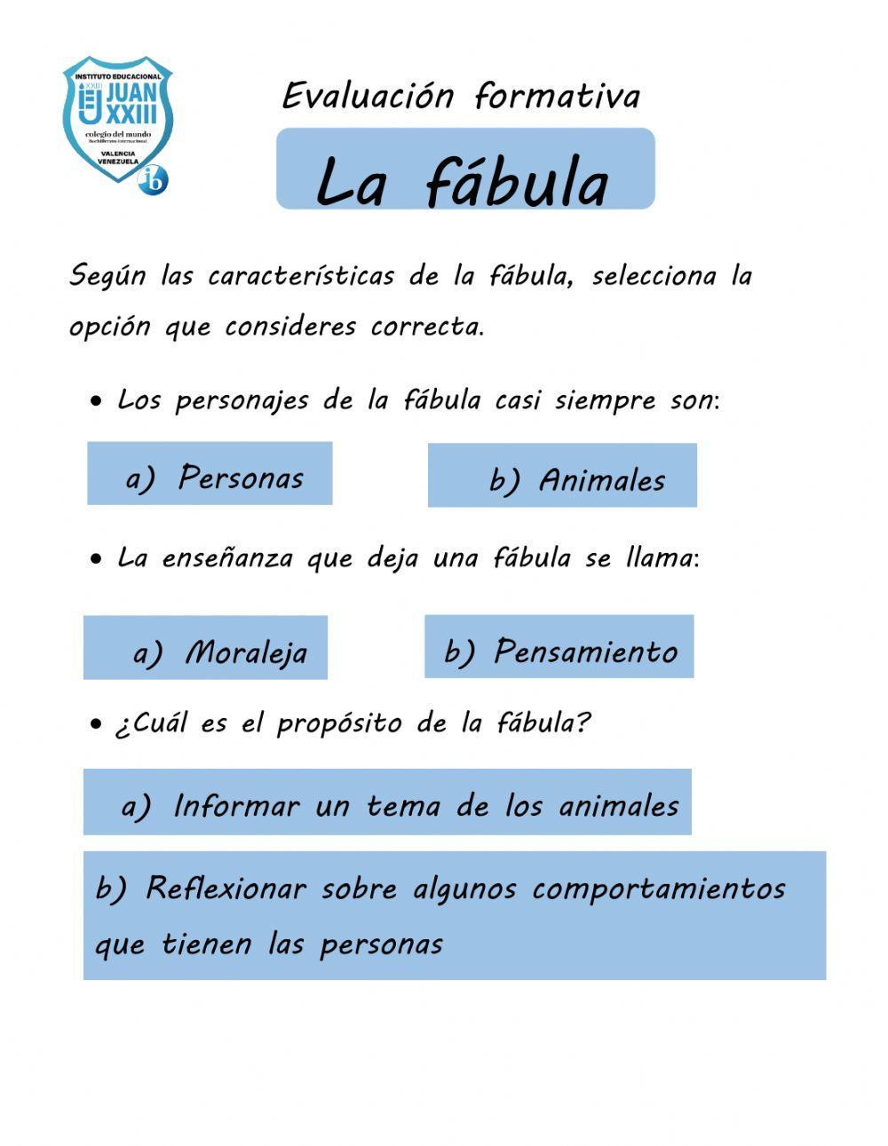 La fábula