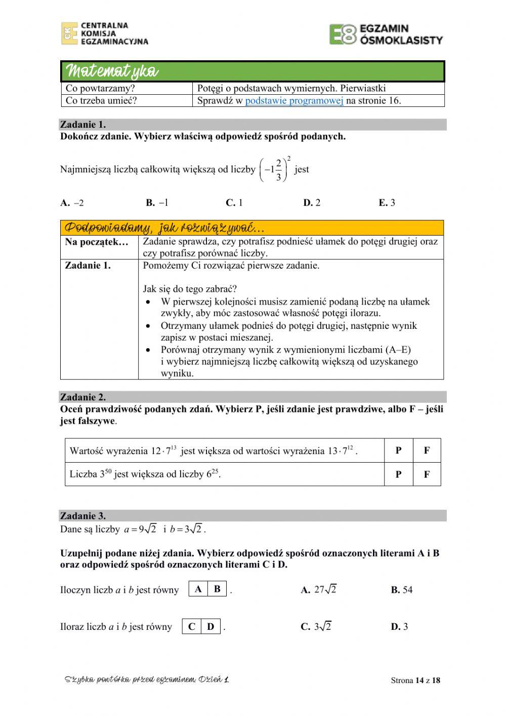 Egzamin ósmoklasisty