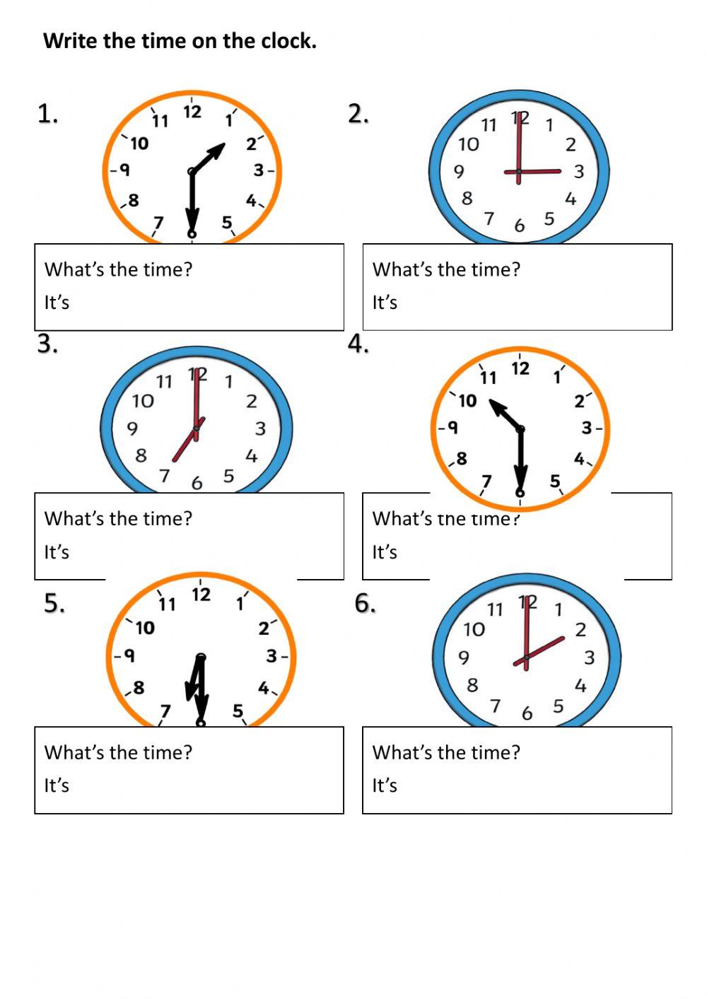 What is the time