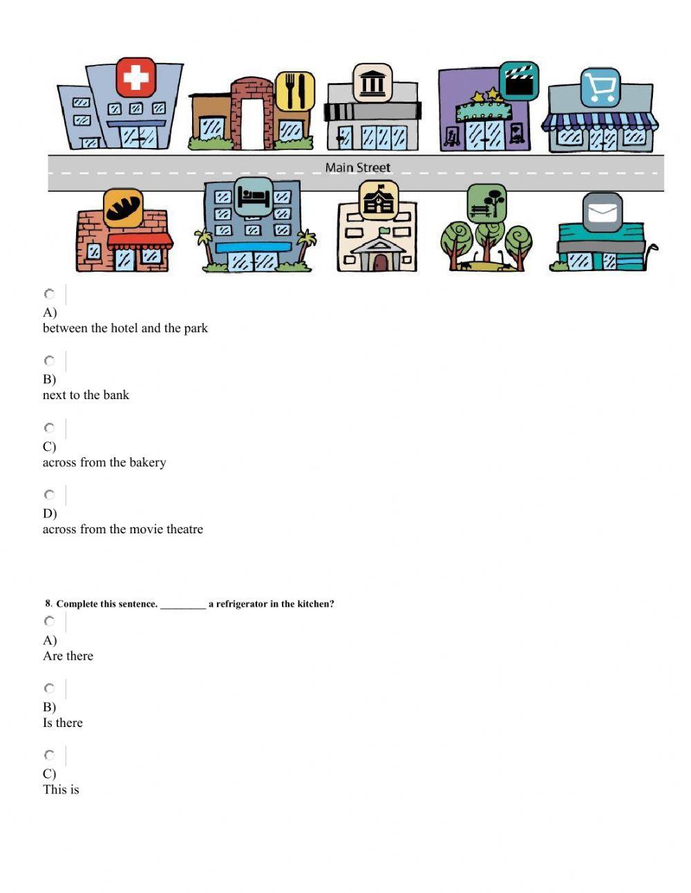 English test first garde
