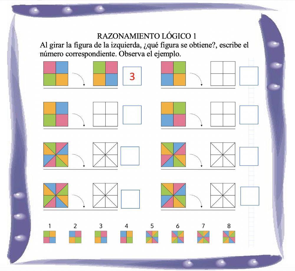 Ficha 1 de razonamiento lógico