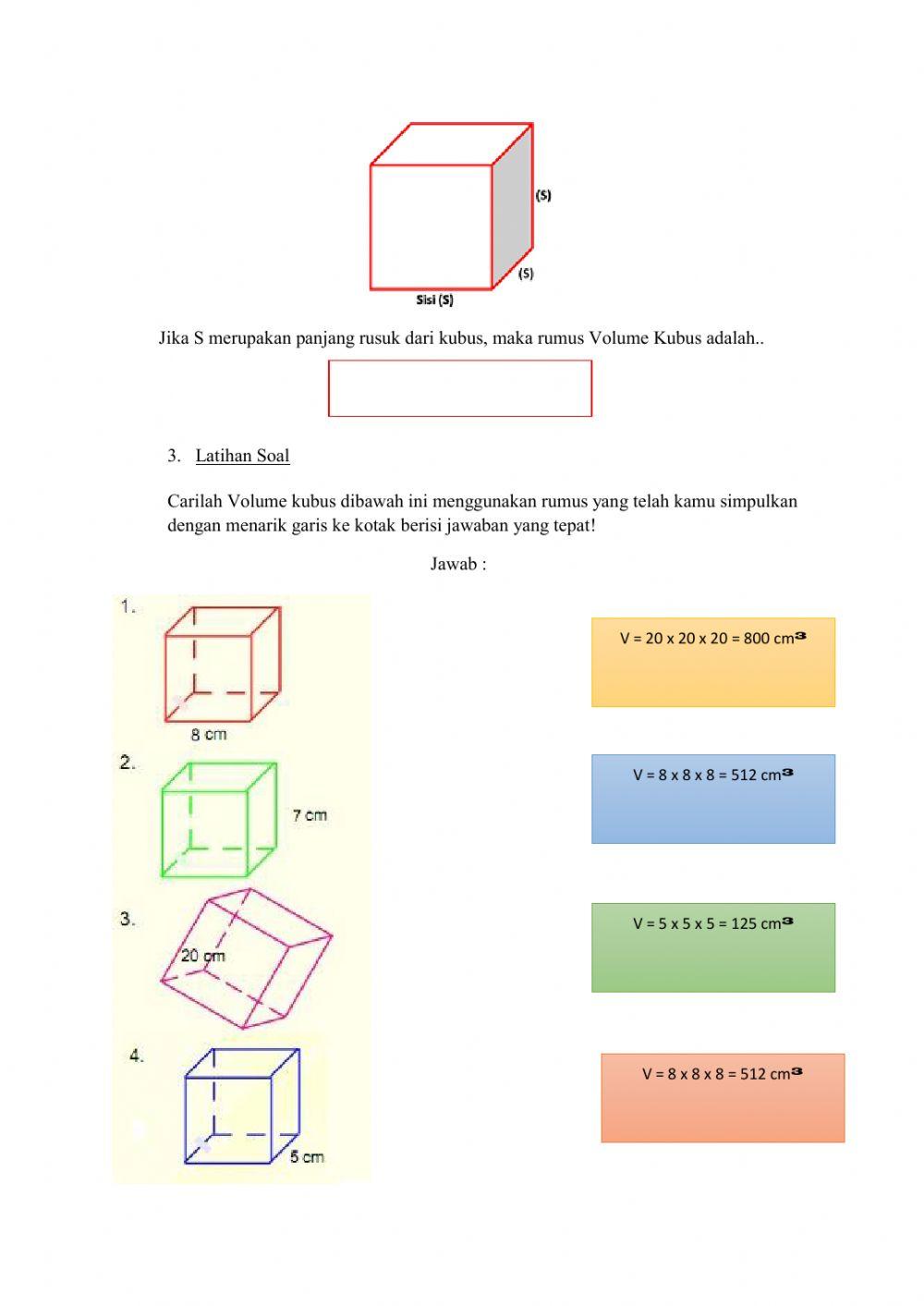 Volume Kubus dan Balok
