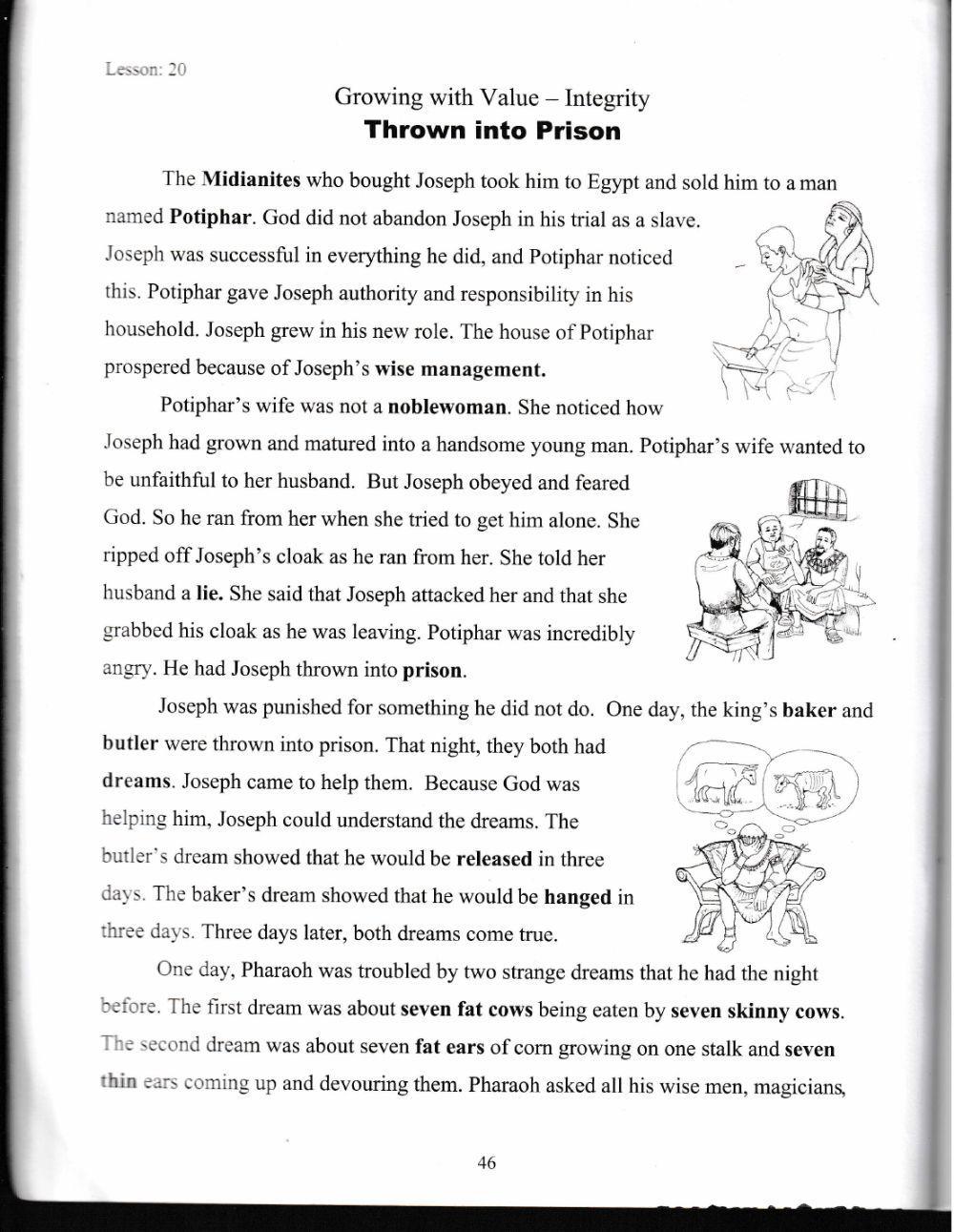 Growing with Values: Integrity