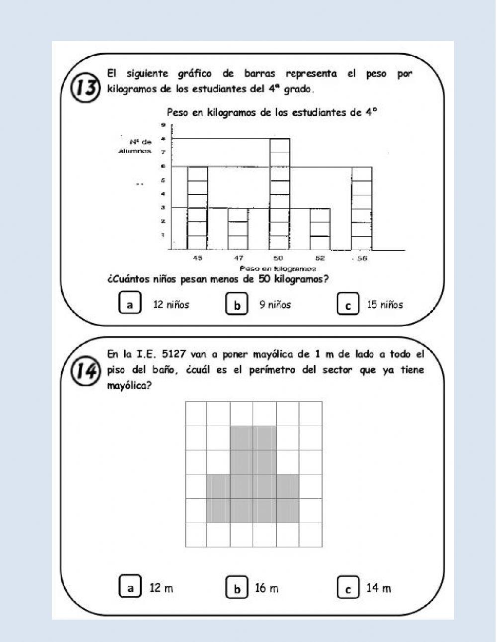 Diagnostico de matematica