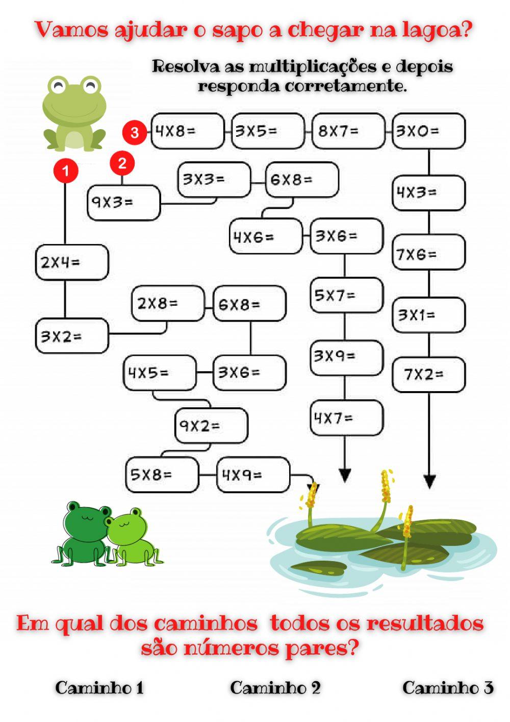 Multiplicação (tabuada)