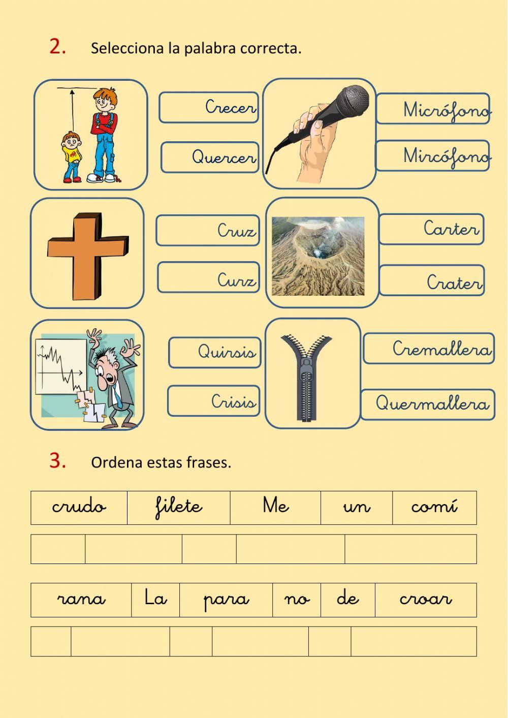 Grupos consonánticos CR