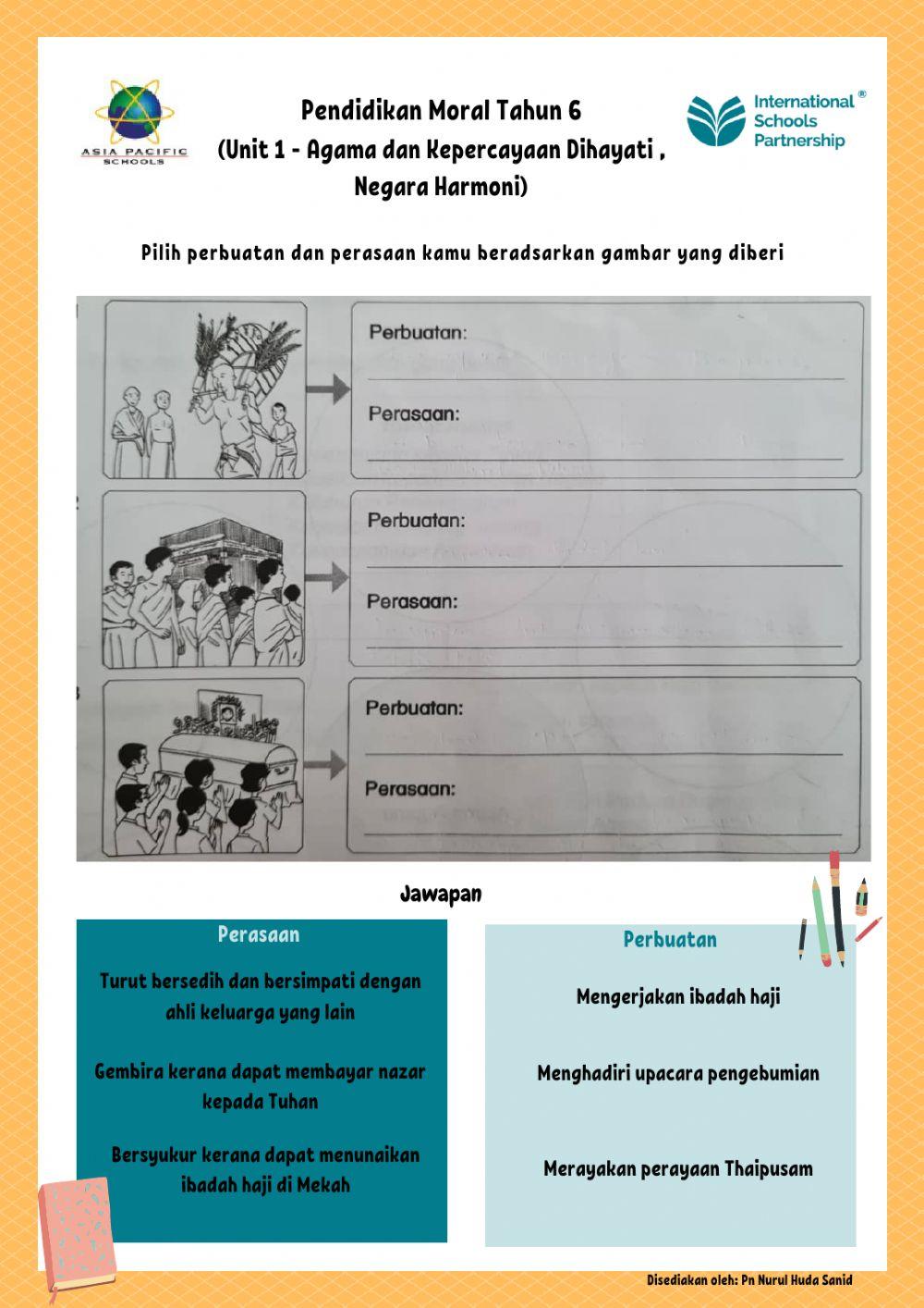 Tahun 6 (Unit 1-Agama dan Kepercayaan)