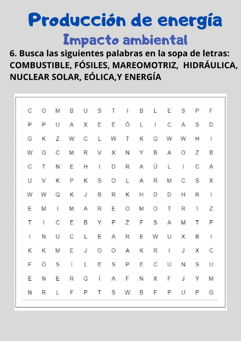 Energías renovables y no renovables