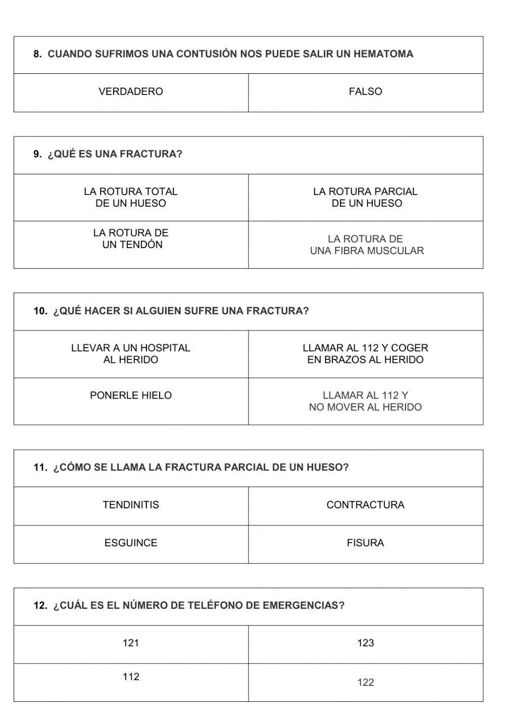Lesiones más frecuentes 6º