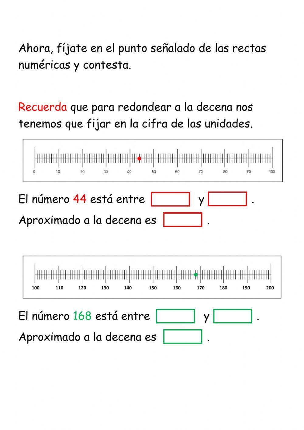 MATE 2º Aproximación a la decena.