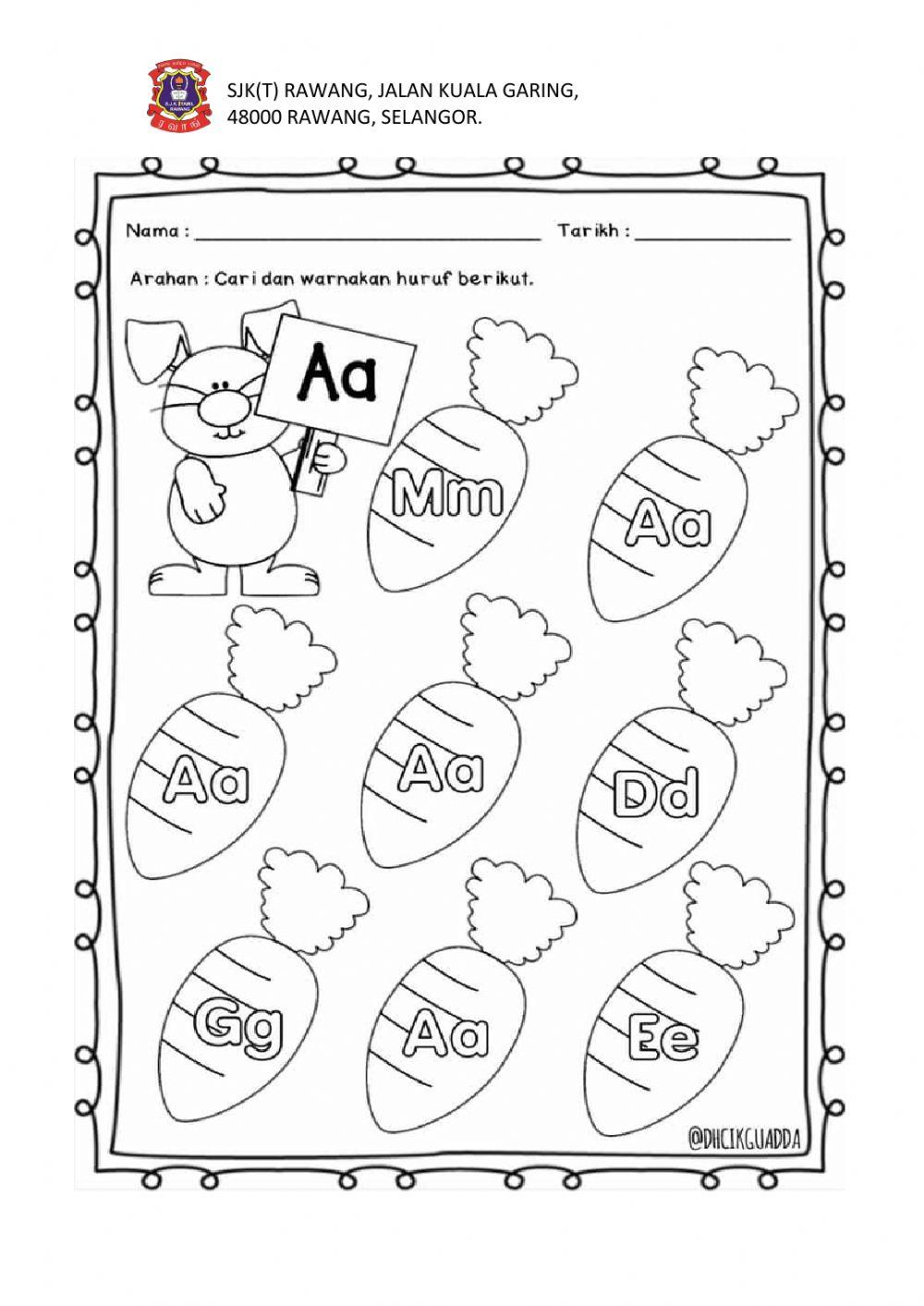 Jom kenal haruf abcd