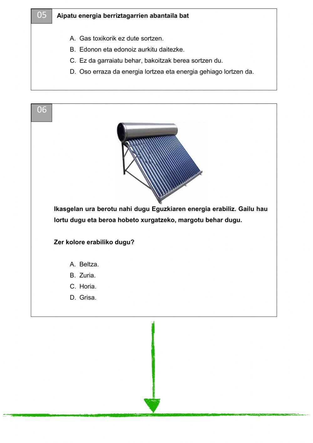 Zientziarako konpetentzia VIII