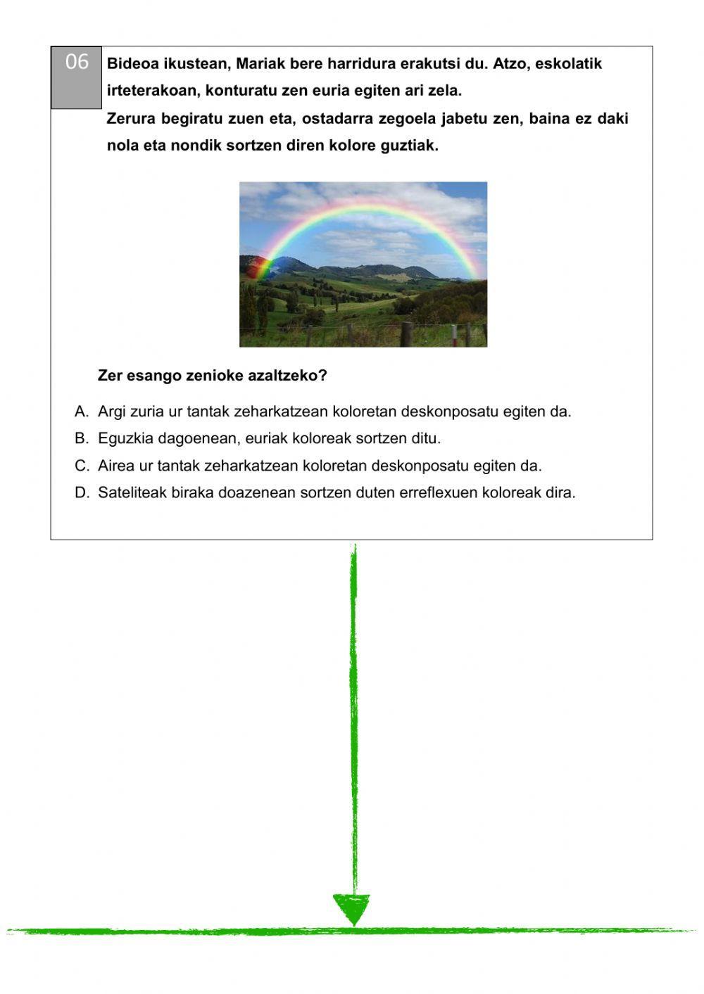 Zientziarako konpetentzia IX