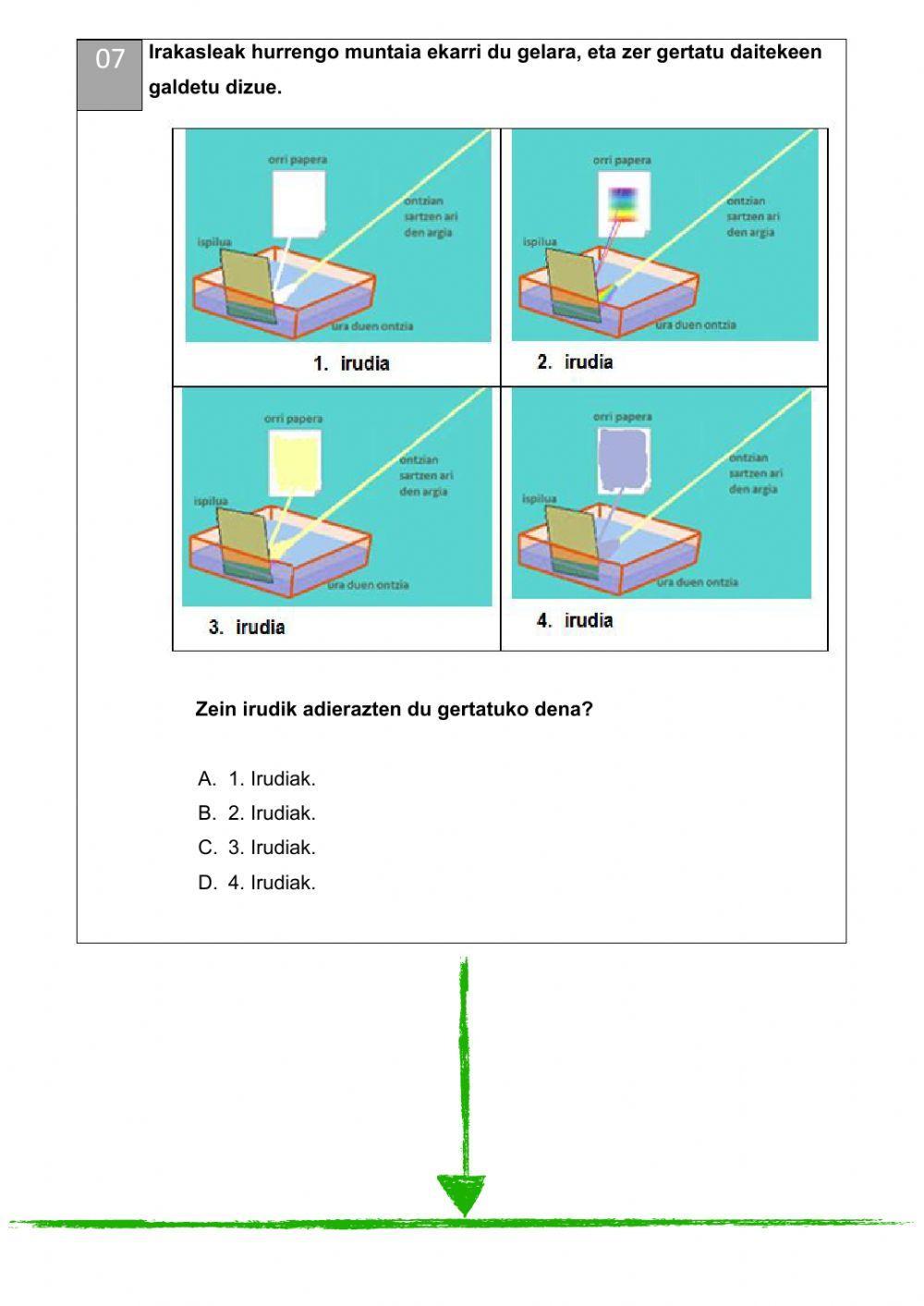 Zientziarako konpetentzia IX