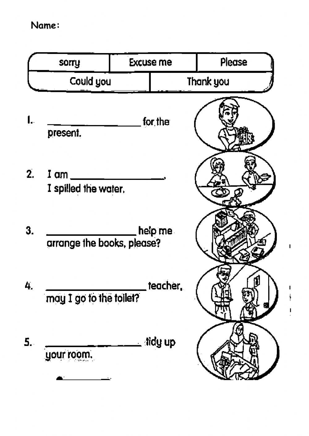 Simple sentence worksheet | Live Worksheets